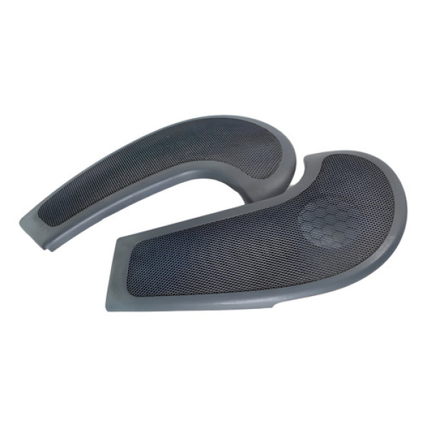 Par Tela Grade Alto Falante Painel Megane Scenic 2000 Origin Preto