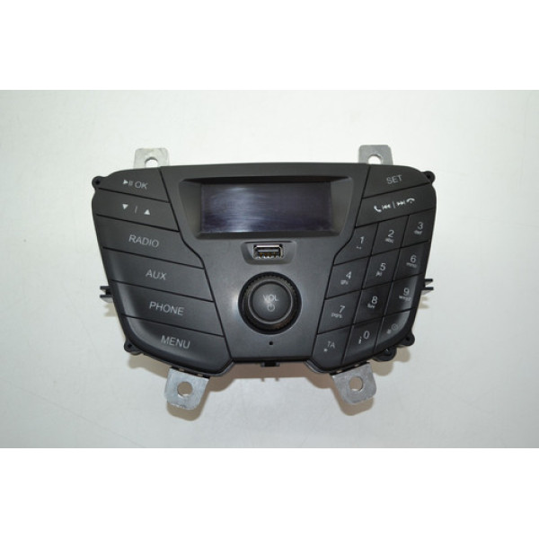 Frente Radio Som Phone Aux Ford Fiesta 2013 2014 Original 