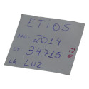 Luz Cortesia Interna Central Teto Etios 2014 Original