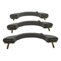 Kit 3 Puxador Alça Teto Pqp Interno C3 2011 Original Cinza