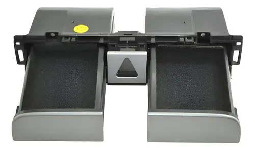 Moldura Pisca Alerta Porta Copo Painel Vw Passat 2007 Origin Prata