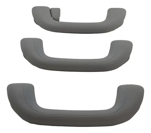 Kit Com 3 Puxador Alça Teto Pqp Ix35 2015 Original Cinza-escuro