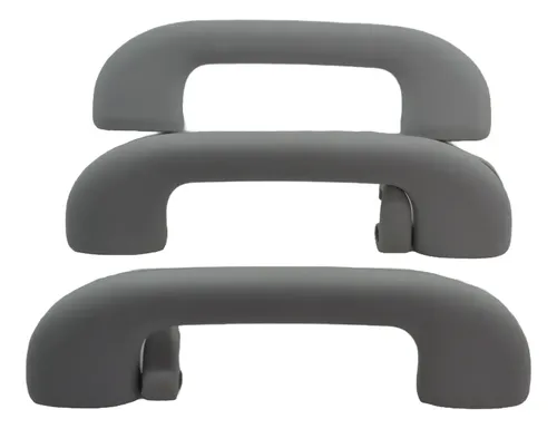 Kit 3 Apoio Puxador Alça Teto Pqp Jeep Renegade 2024 Origina Cinza
