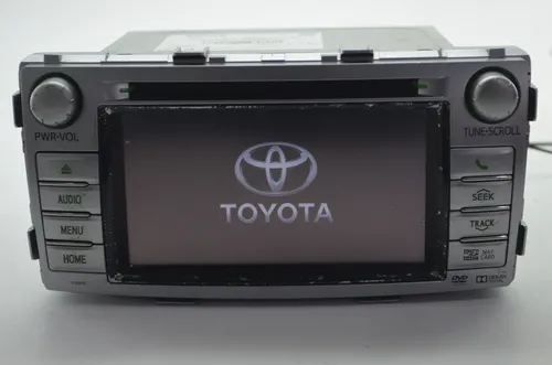 Radio Multimidia Painel Toyota Hilux 2005-2015 Original Cinza
