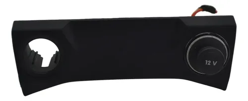 Moldura Tomada 12v Console Volkswagen T-cross 2021 Original Preto