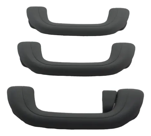 Kit 3 Apoio Alça Teto Pqp Kia Sorento 2009 A 2014  Original Cinza