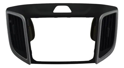 Moldura Radio Central Painel C/difusor Creta 2020 Origin Preto