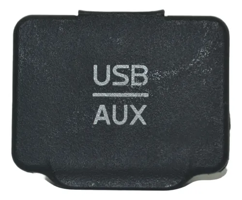 Entrada Conector Usb Auxiliar Console Versa 2017 Original Preto