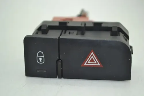Botão Pisca Alerta Painel Citroen C3 2017 2018 Original Preto