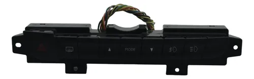 Botão Pisca Alerta Mode Farol Milha Fiat Palio Strada Origin Preto