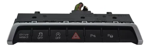 Botão Pisca Alerta Estabilidade Console A3 2023 Original Preto