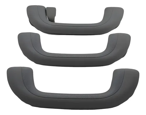 Kit Com 3 Puxador Alça Teto Pqp I30 2011 Original Cinza-escuro