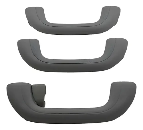 Kit Com 3 Puxador Alça Teto Pqp Ix35 2011 Original Cinza-escuro