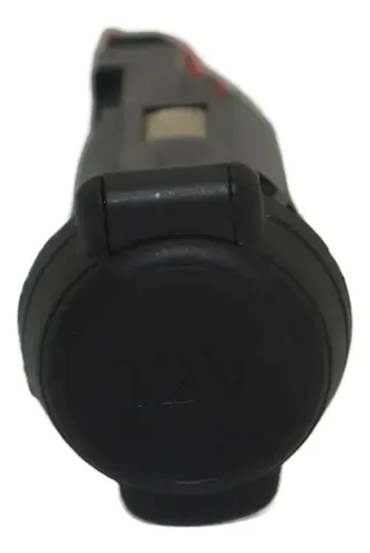 Tomada Energia 12v Console Peugeot 208 2013-2020 Original Preto
