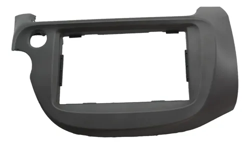 Moldura Central Painel Radio Honda Fit 2009-2014 Original Prateado