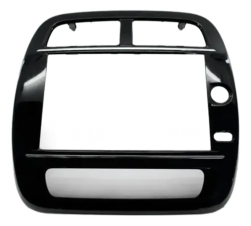 Moldura Radio Central Painel Renault Kwid 2022-2026 Original Preto