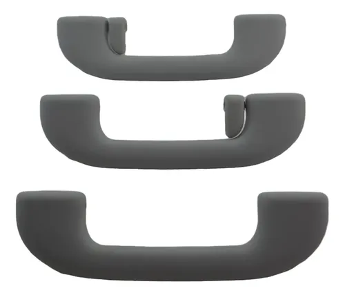 Kit 3 Puxador Alça Teto Pqp Jeep Renegade 2015-2025 Original Cinza