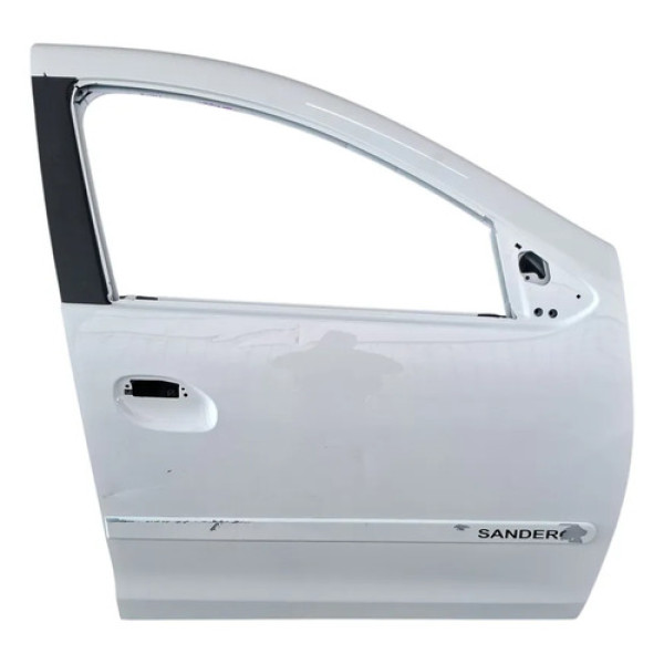 Porta Dianteira Direita Sandero 2015/ Logan 2014 2015 A 2024 Dianteira Direita Branca