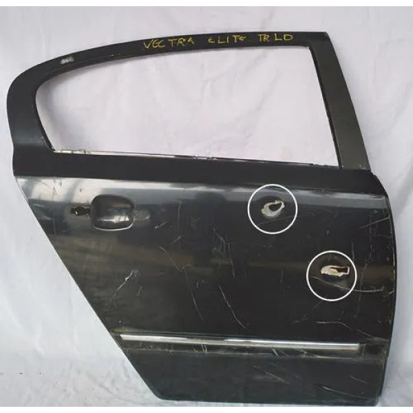 Porta Traseira Direita Vectra Sedan 2006 2007 A 2011detalhes Traseira Direita Preto