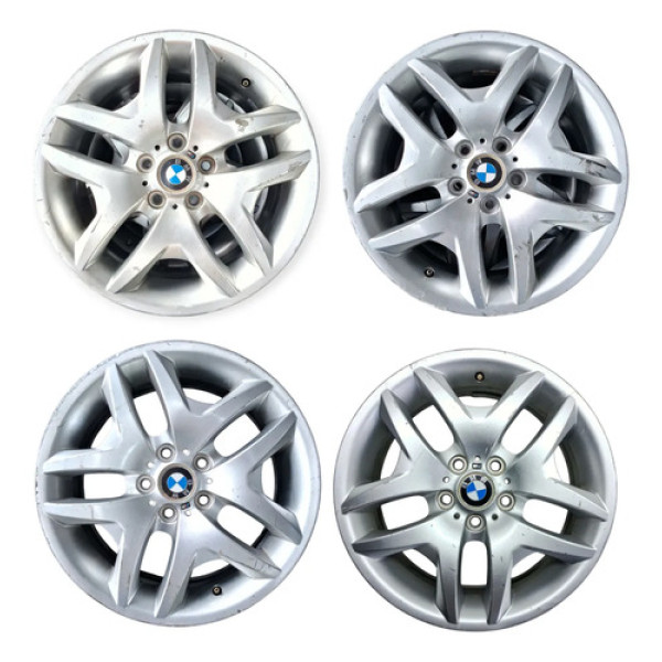 Jogo Roda Liga Bmw X3 Aro 18 5x120  2 Tala 8 / 2 Tala 9 Prateado