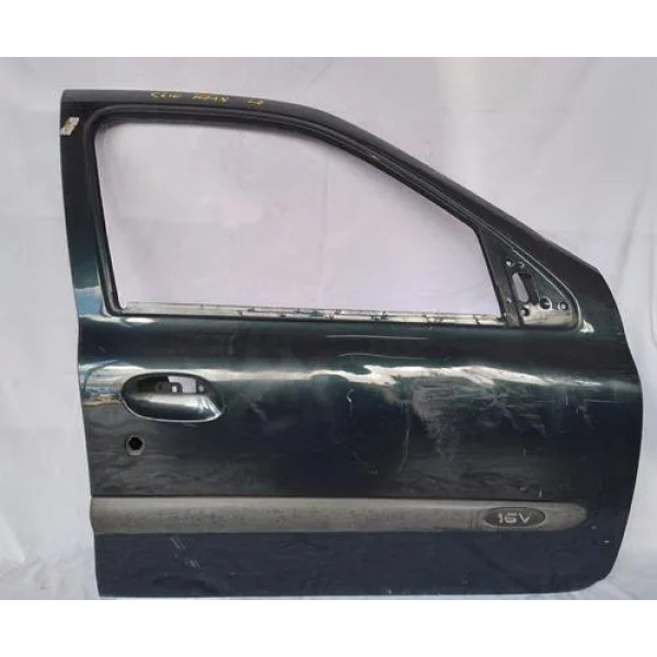 Porta Dianteira Direita Clio 2000 2001 A 2012 Dianteira Direita Azul-escuro