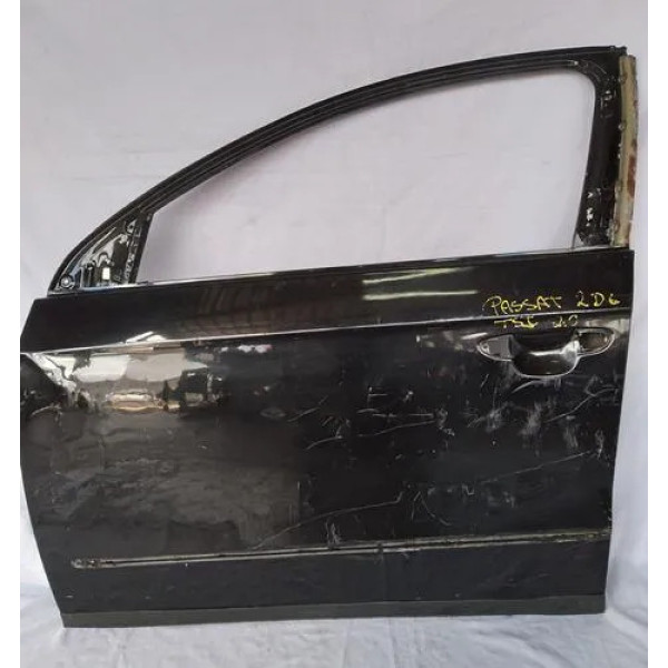 Porta Dianteira Esquerda Passat B6 2006 2007 A 2010 Detalhes Dianteira Esquerdo Preto