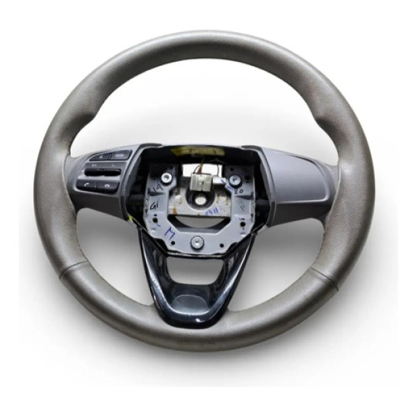 Volante Hb20 C/ Comando 2020 A 2024 Cinza Encapado Cinza