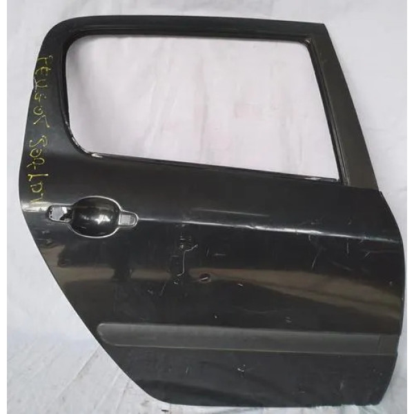Porta Traseira Direita Peugeot Hatch/sedan 307 01a12 Detalhe Traseira Direita Preto