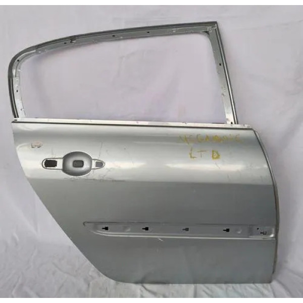 Porta Traseira Direita Megane Sedan 2007 2008 A 2011 Traseira Direita Prateado