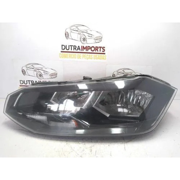 Farol Esq Polo Virtus 18/22 Masc Negra Friso Pret Detalhe  Esquerdo/motorista