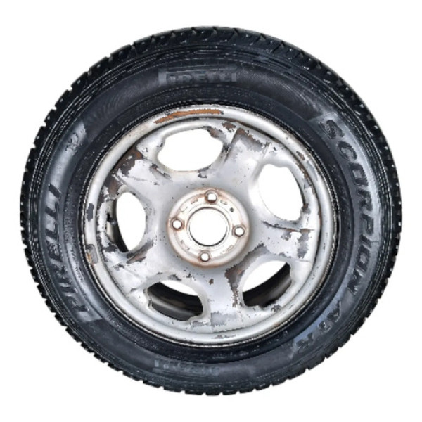 Roda Aro 15 C/ Pneu Ford Eco Sport 2004 A 2012  Prateado