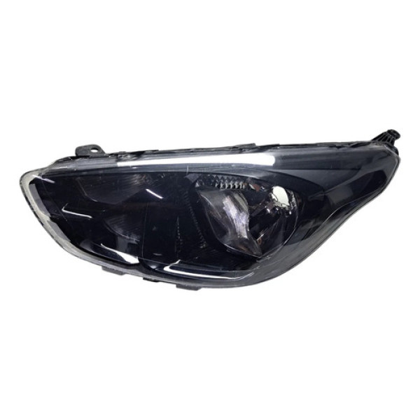 Farol Esquerdo Ka 2018 A 2021 Masc Negra Friso Preto Esquerdo/motorista