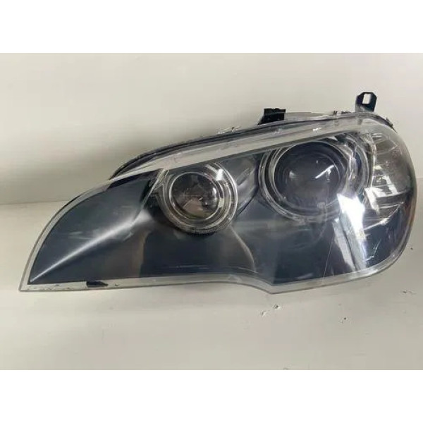 Farol Esquerdo Bi Xenom Bmw X5 2010 2011 2013 Peq Detalhes