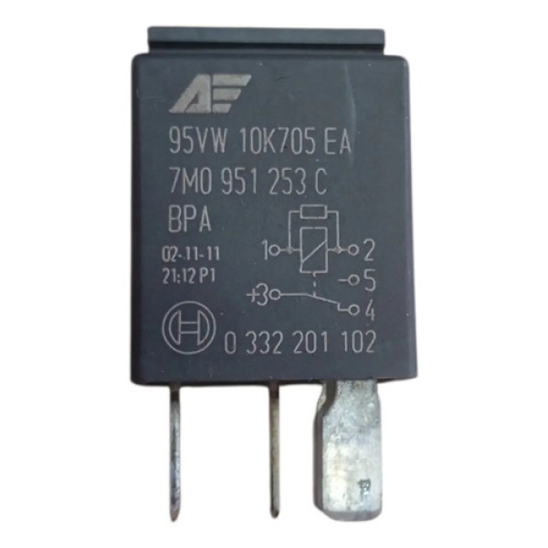 Rele Auxiliar Ar Condicionado Vw Golf 2008 2013 7m0951253c
