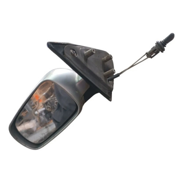 Retrovisor Prata Esquerdo Vw Gol Parati Saveiro 1999 2005