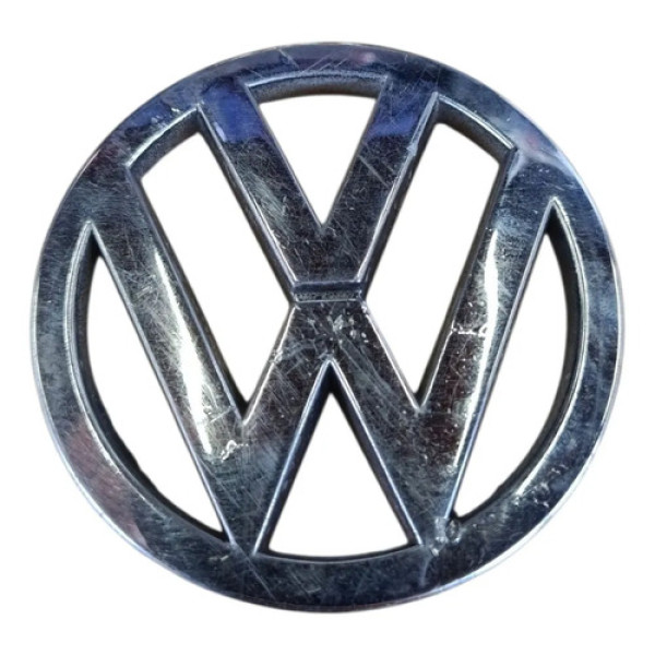 Emblema Grade Vw Gol Saveiro Voyage 2001 2011 Prata
