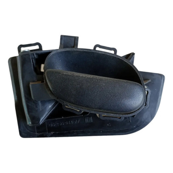 Maçaneta Interna Esquerda Peugeot 206 207 2013 Preto Dianteira/traseira