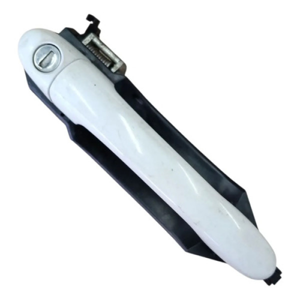 Maçaneta Exterma Dianteira Direita Fiat Idea 2011 2014 Branco Dianteira