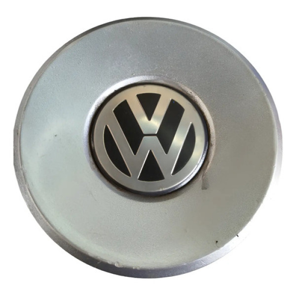 Calota Central Roda Vw Gol G4 Saveiro Voyage Prata