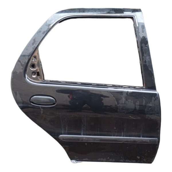 Porta Traseira Direita Preta Fiat Siena 2003 2004 Traseira Direita Preto