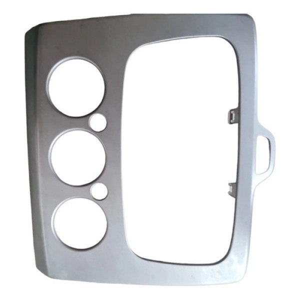 Moldura Painel Central Comando Ar Ford Focus 2009 2013 Prata
