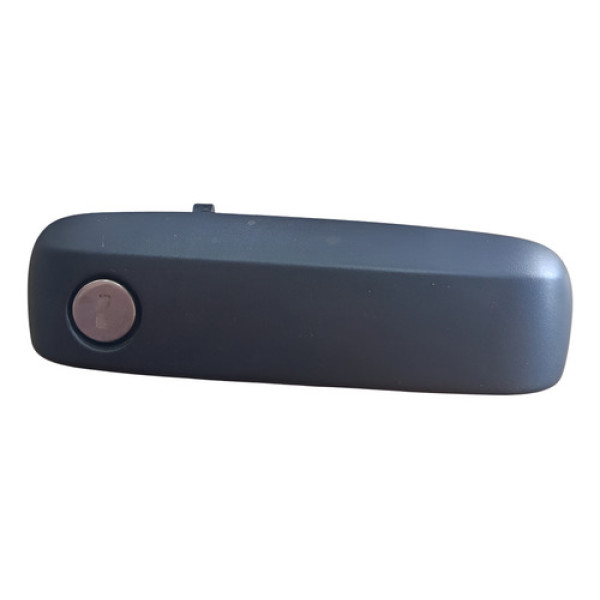 Maçaneta Externa Direita Fiat Fiorino 2014 2022 Preto Dianteira