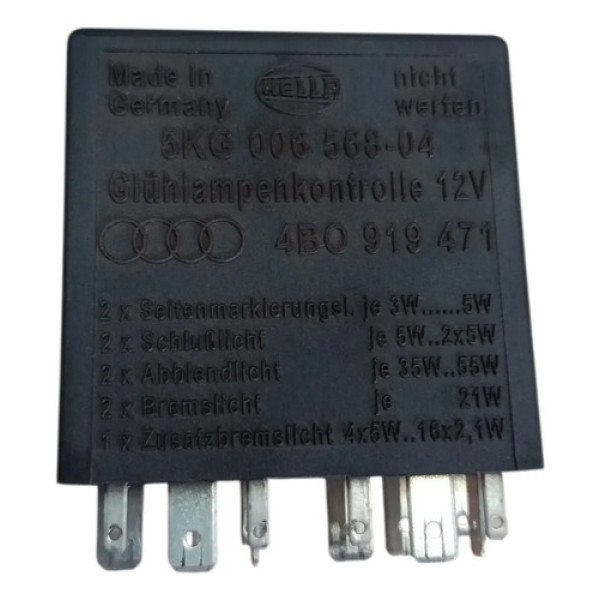 Rele 387 Limpador Traseiro Audi A3 1999 2005