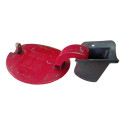 Portinhola Tanque Tampa Combustível Gm Celta 2001 2005 Vermelho