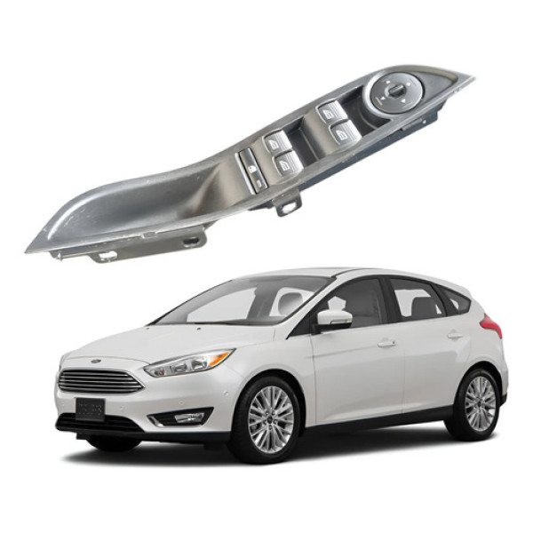 Botão Vidro Elétrico Dianteiro Ford Esquerdo Focus 2014 2018