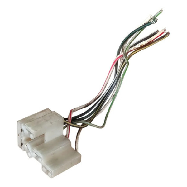 Plug Conector Botão Pisca Alerta Vw Gol Saveiro 1994 2004 Branco