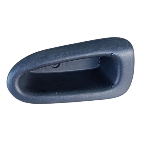 Puxador Porta Traseira Esquerda Peugeot 206 207 2007 2015 Preto Traseira