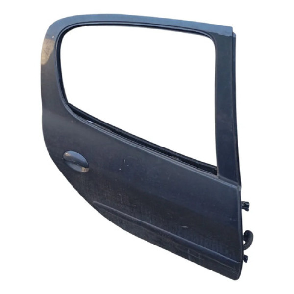 Porta Traseira Direita Cinza Peugeot 207 2009/2012 Traseira Direito Cinza