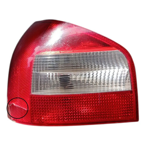 Lanterna Traseira Esquerda Audi A3 1997 2006 Detalhe Esquerdo/motorista