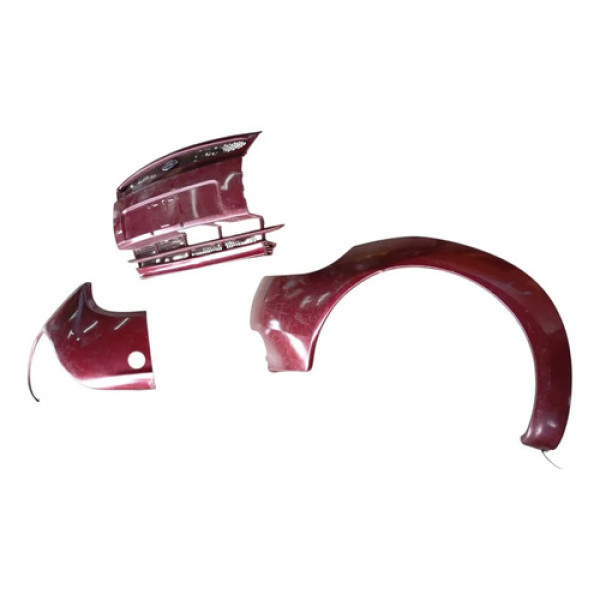 Kit Parachoque Dianteiro Bordo Ford Ka 2002 2007 Detalhes Bordô